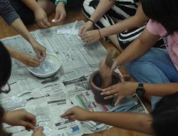 อาสาผลิตดินกระดาษรีไซเคิล 13 ส.ค. Volunteer to make recycling pulp and paper in Thailand