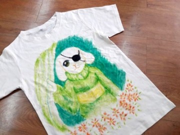 อาสาเขียนศิลป์บนเสื้อเพื่อผู้ป่วยเรื้อรัง13 ตค. T-Shirt Painting for chronic patients