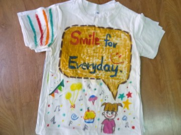 เขียนศิลป์บนเสื้อเพื่อผู้ป่วยเรื้อรัง10 ธ.ค.59  T-Shirt Painting for chronic patients