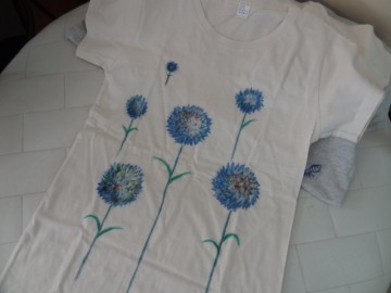 อาสาเขียนศิลป์บนเสื้อเพื่อผู้ป่วยเรื้อรัง 2 เม.ย. T-Shirt Painting to support chronic patients