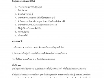 อาสาสมัครประจำทีมงานการศึกษาขั้นพื้นฐาน ประเทศไทย