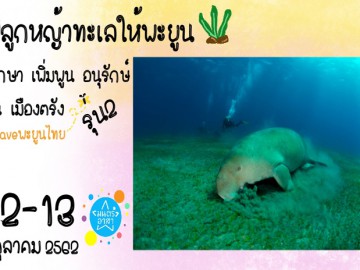 ปลูกหญ้าทะเลให้พยูน รักษา เพิ่มพูน อนุรักษ์ ณ เมืองตรัง รุ่น2