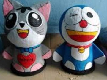workshopจิตอาสาทำตุ๊กตาเปเปอร์มาเช่ส่งต่อให้น้องผู้ด้อยโอกาส